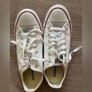 Converse All Star Women’s White and Red Sneakers